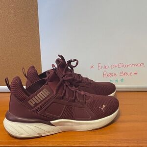 Puma Burgundy Sport Sneakers